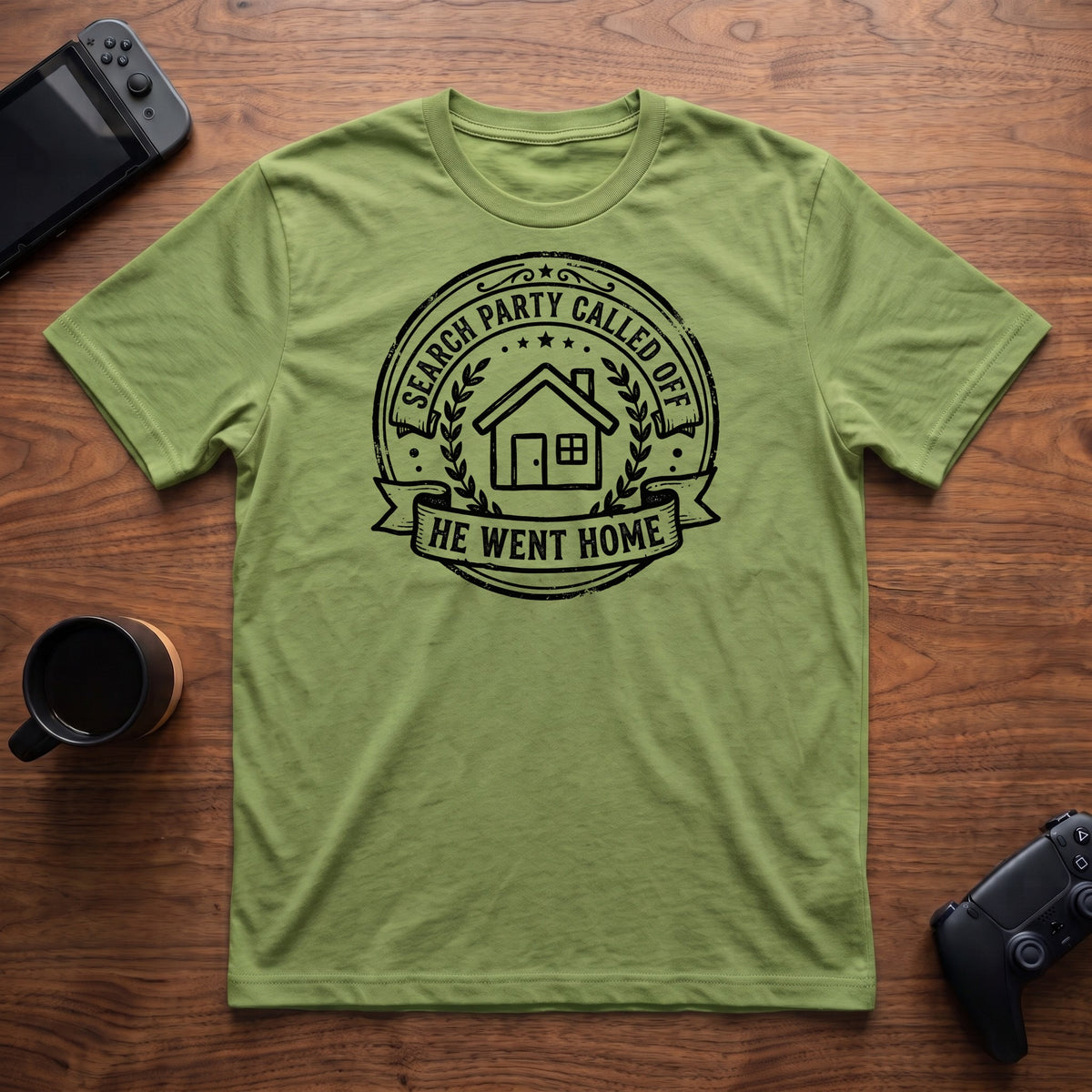 Search Party Called Off T-Shirt - Lime