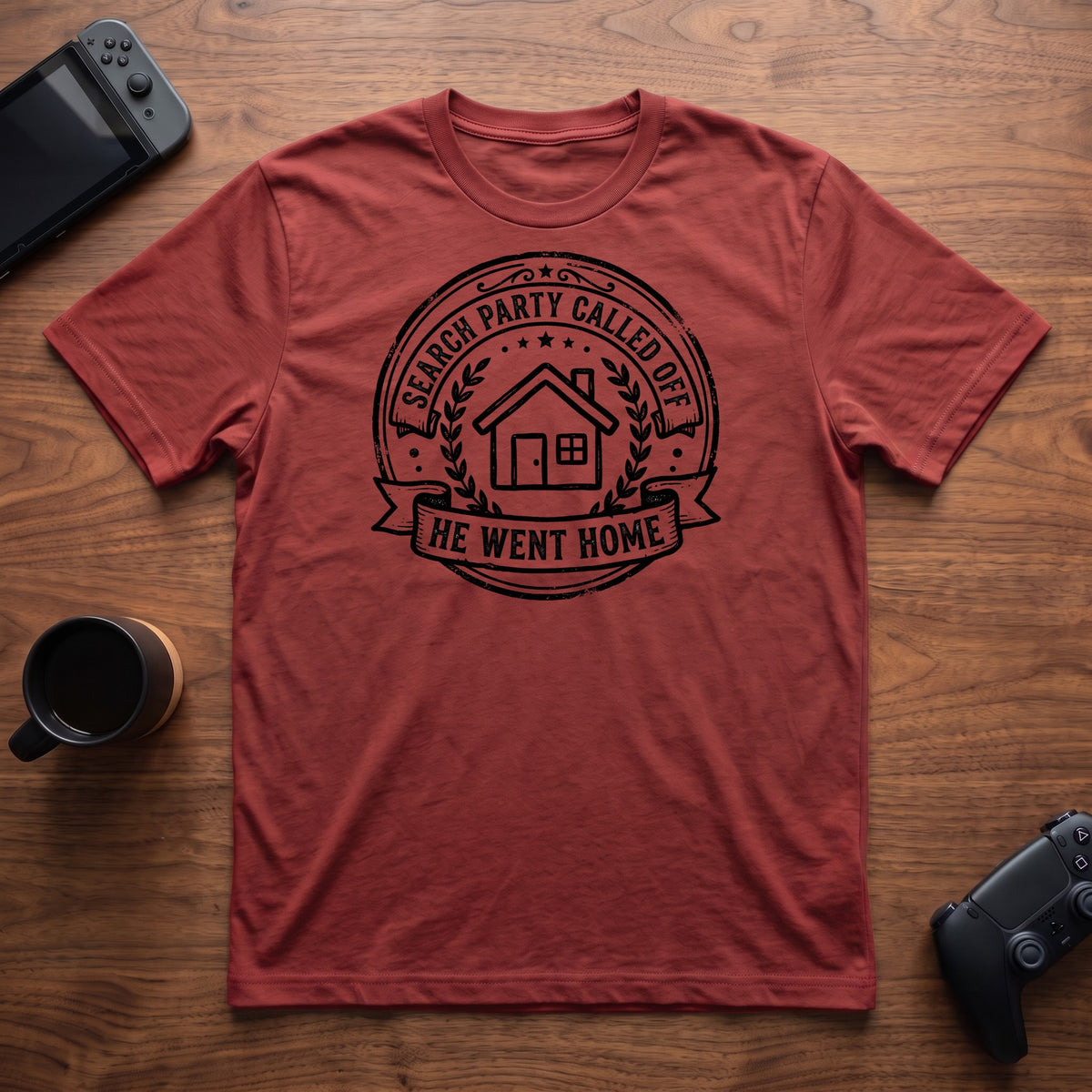 Search Party Called Off T-Shirt - Red