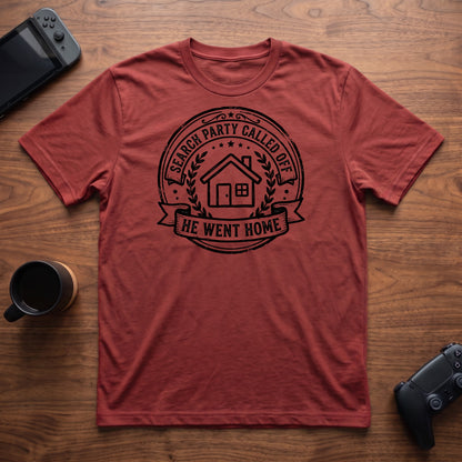 Search Party Called Off T-Shirt - Red
