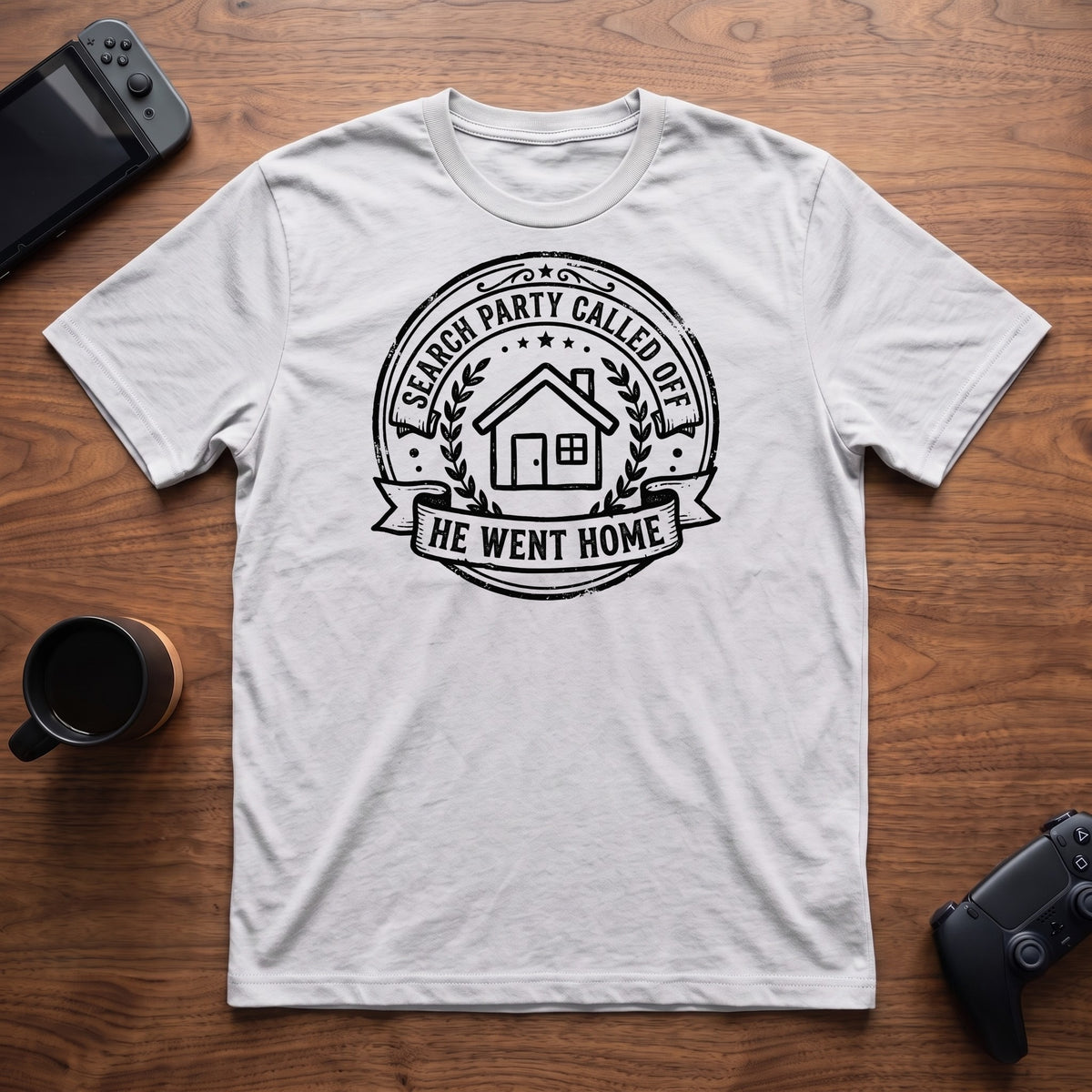 Search Party Called Off T-Shirt - White
