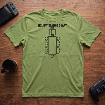 Seating Chart T-Shirt - Lime
