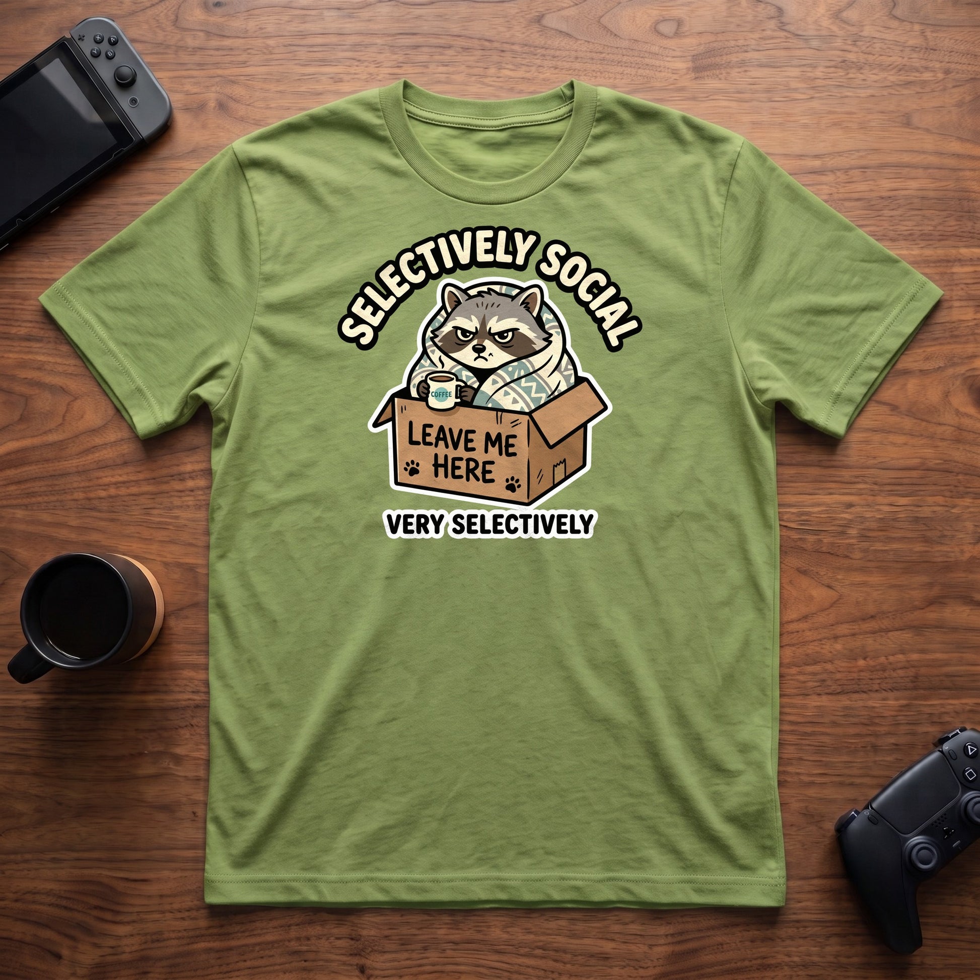 Selectively Social T-Shirt - Lime