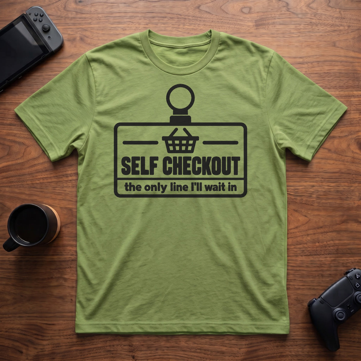Self Checkout T-Shirt - Lime