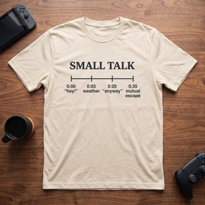 Small Talk Timeline T-Shirt - Natural