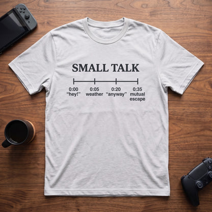 Small Talk Timeline T-Shirt - White