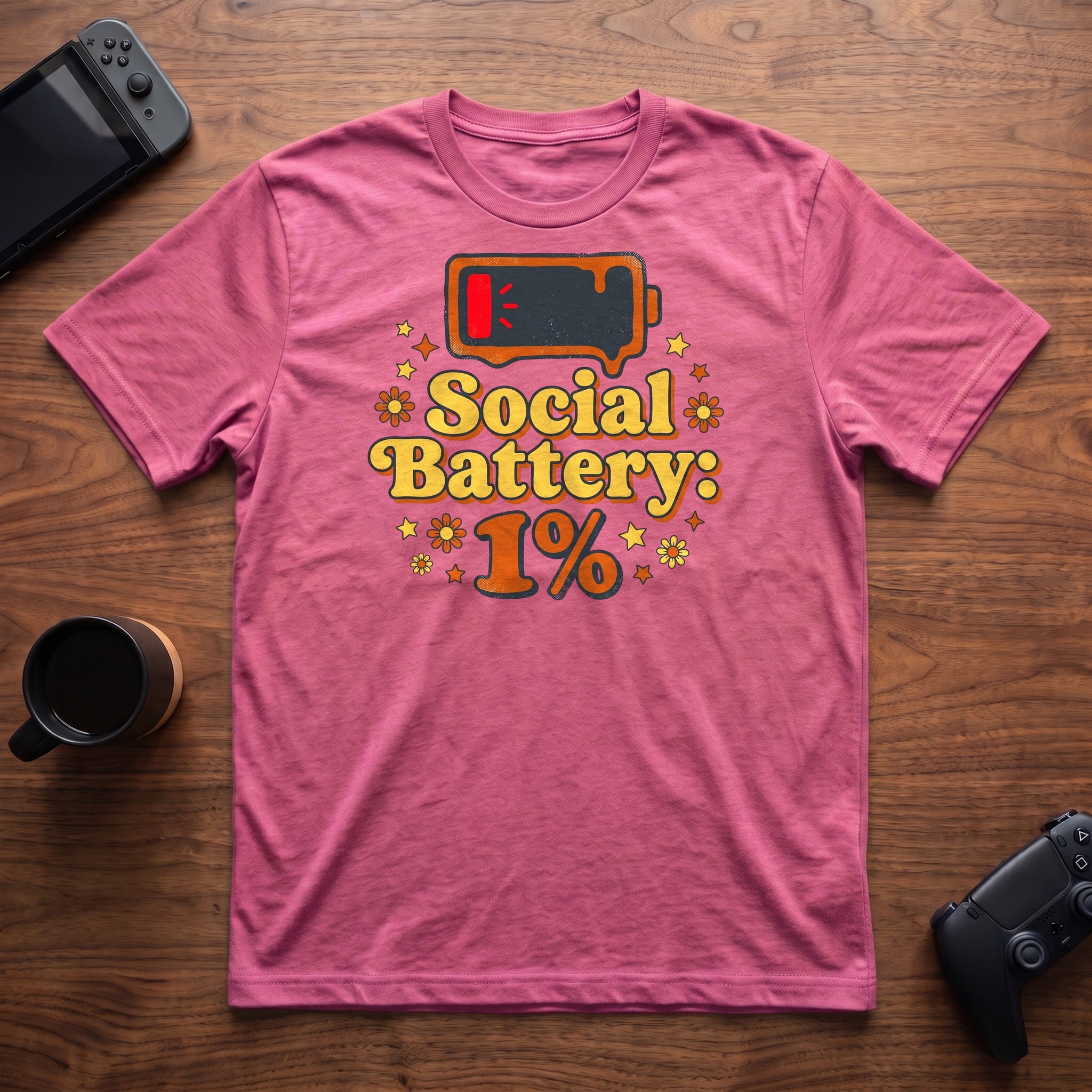 Social Battery Flowers - Heather Berry