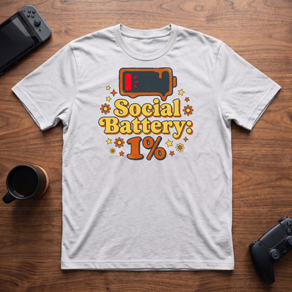 Social Battery Flowers - White