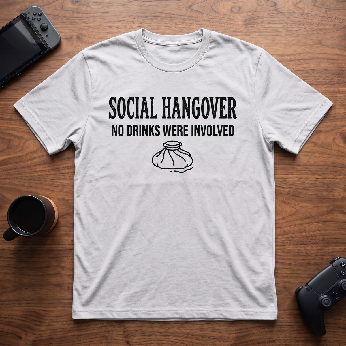 Social Hangover T-Shirt - White