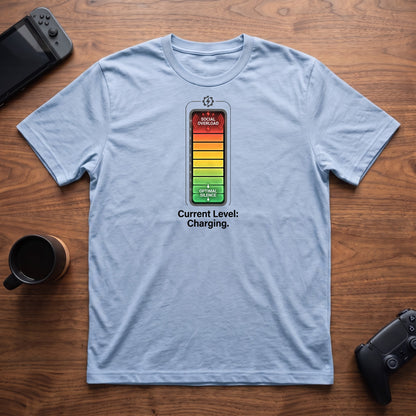 Social Overload T-Shirt - Light Blue