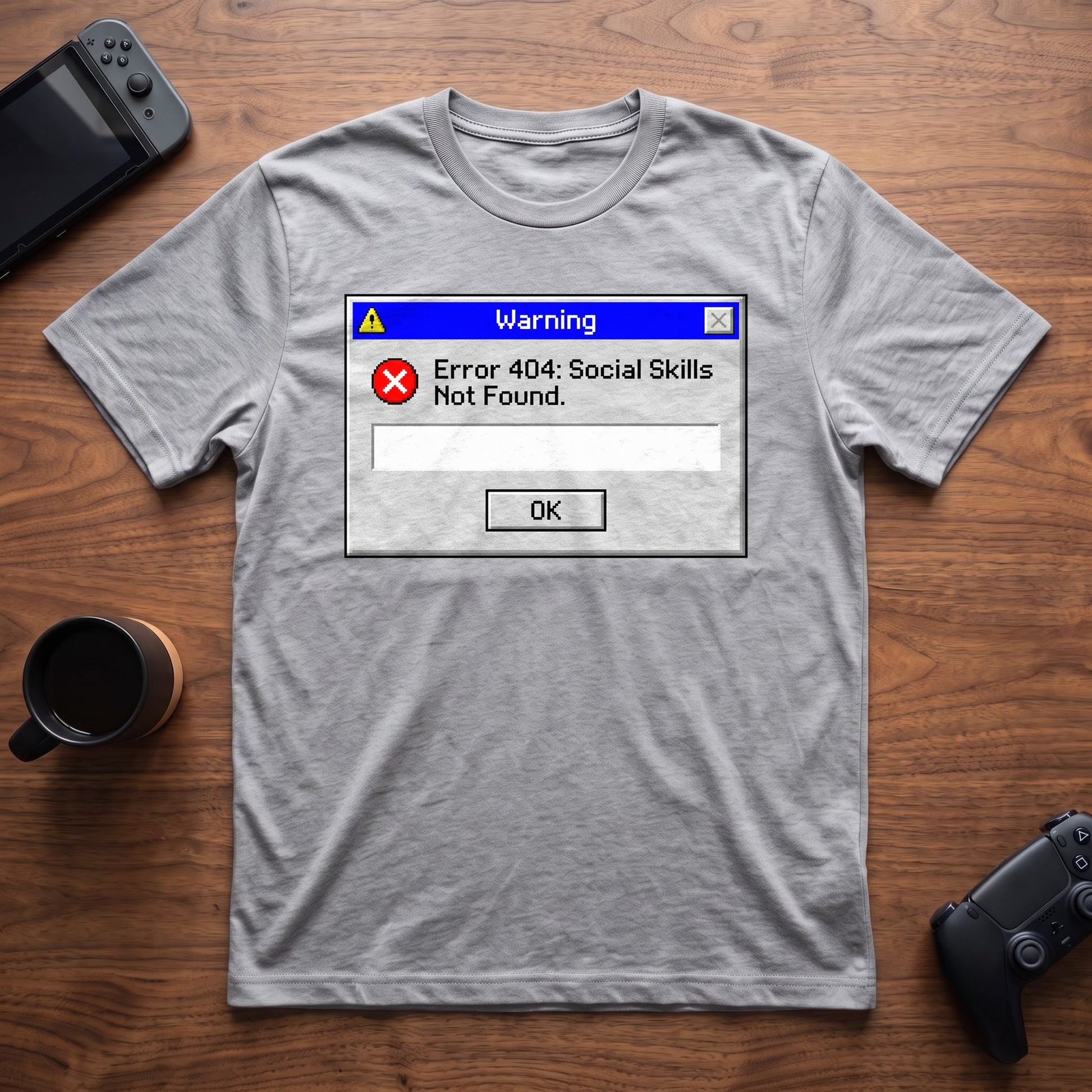 Social Skills Not Found T-Shirt - Sport Grey