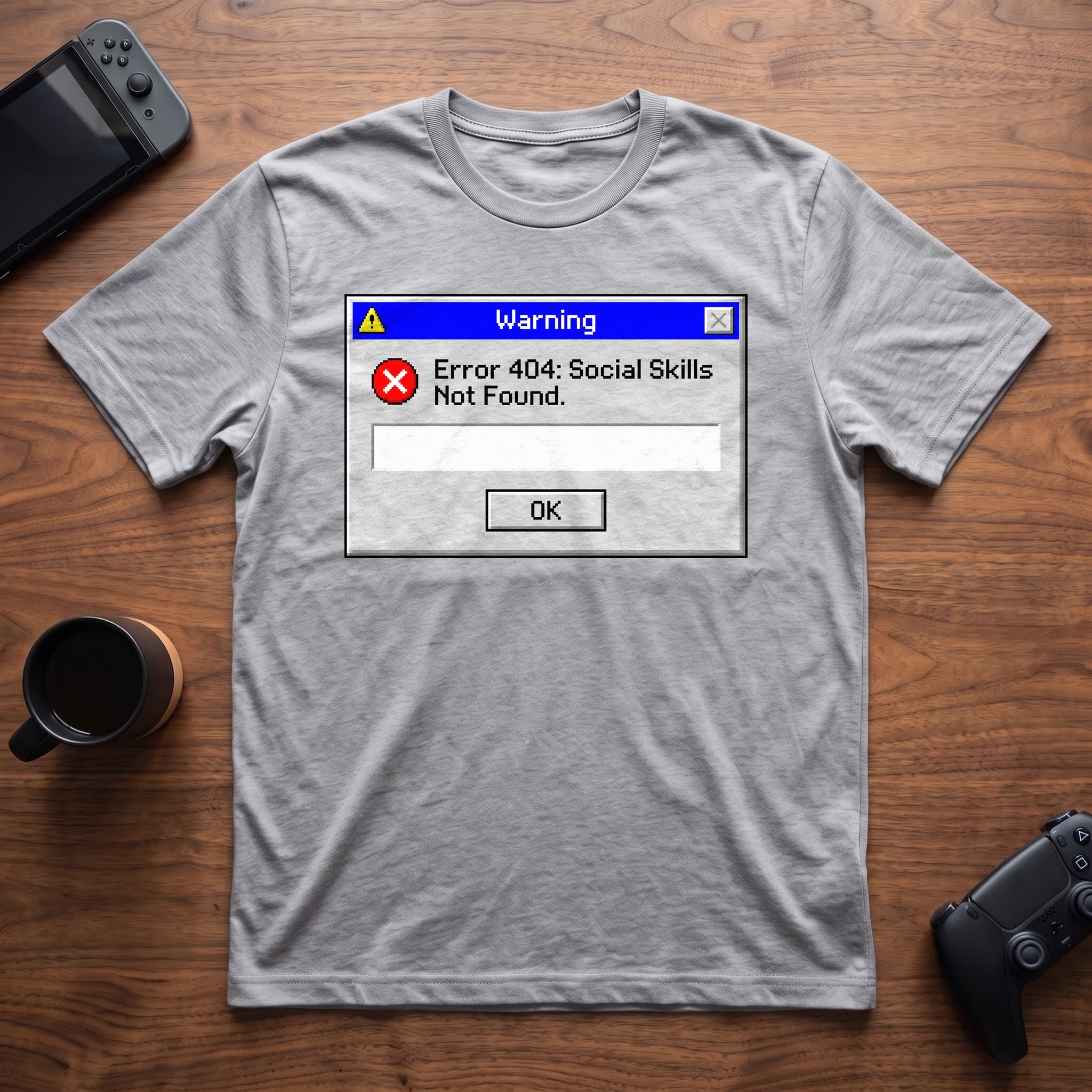 Social Skills Not Found T-Shirt - Sport Grey