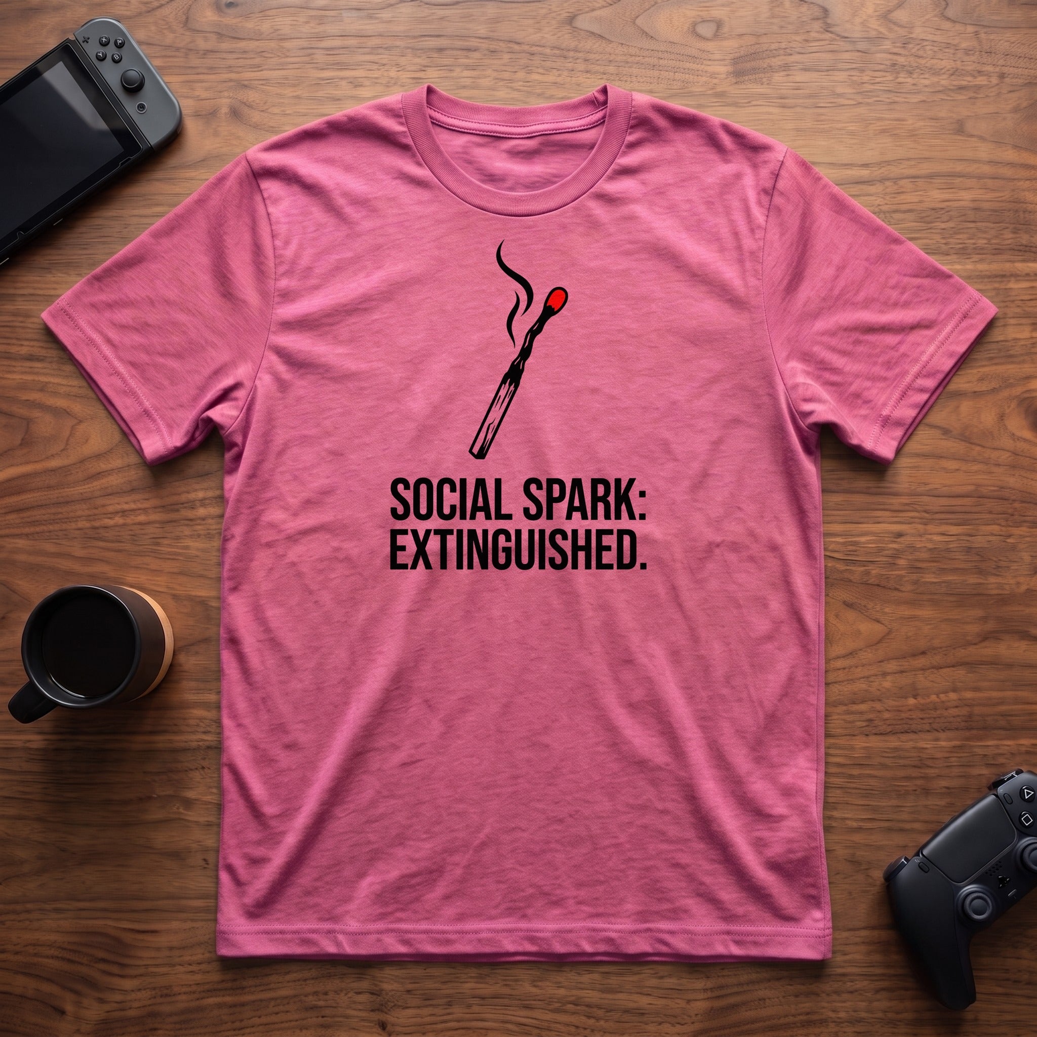 Social Spark T-Shirt - Heather Berry