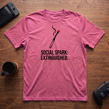 Social Spark T-Shirt - Heather Berry