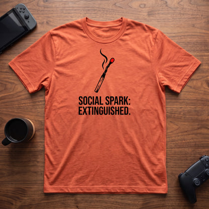 Social Spark T-Shirt - Heather Orange