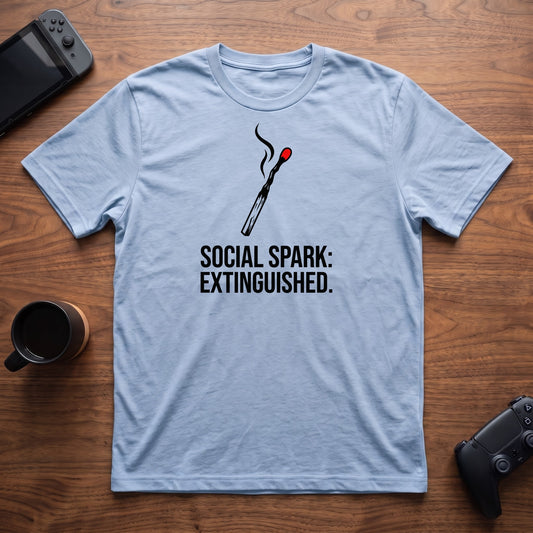 Social Spark T-Shirt - Light Blue