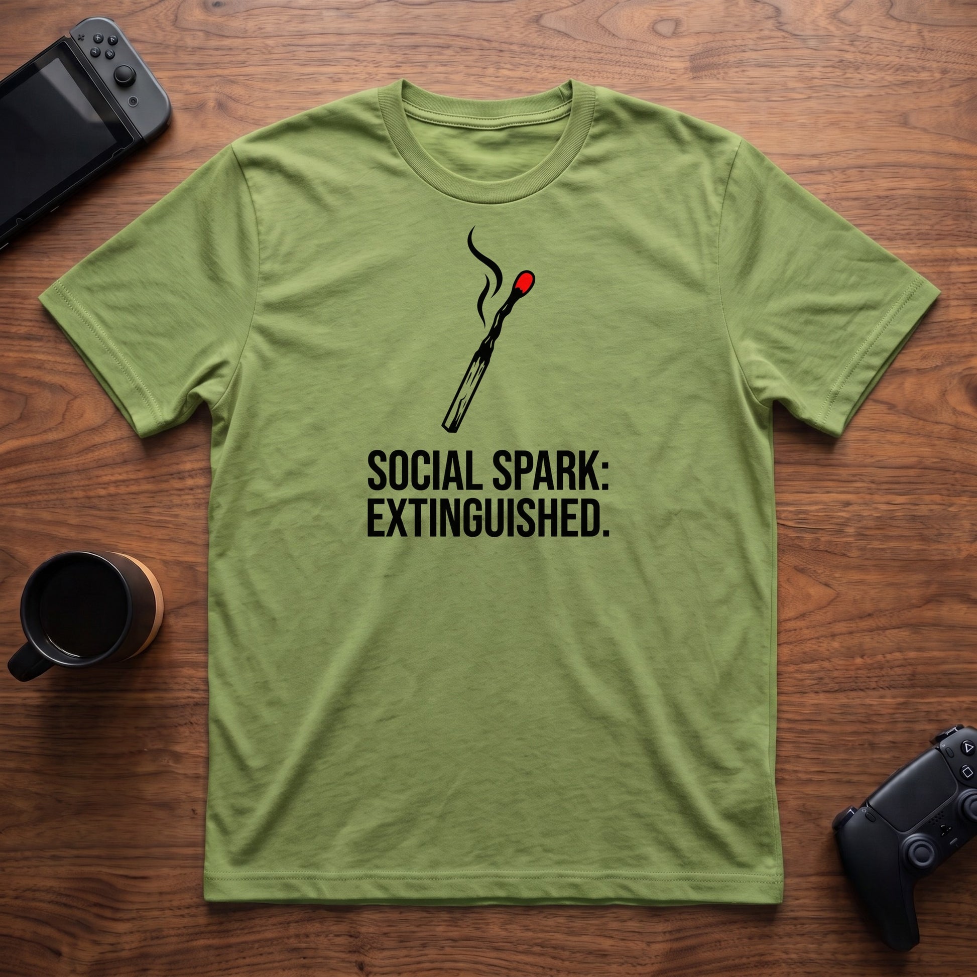 Social Spark T-Shirt - Lime