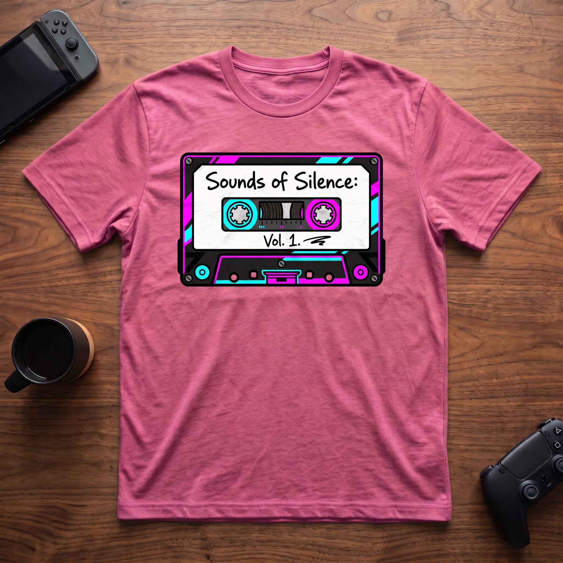 Sounds Of Silence T-Shirt - Heather Berry