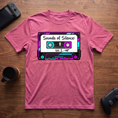 Sounds Of Silence T-Shirt - Heather Berry
