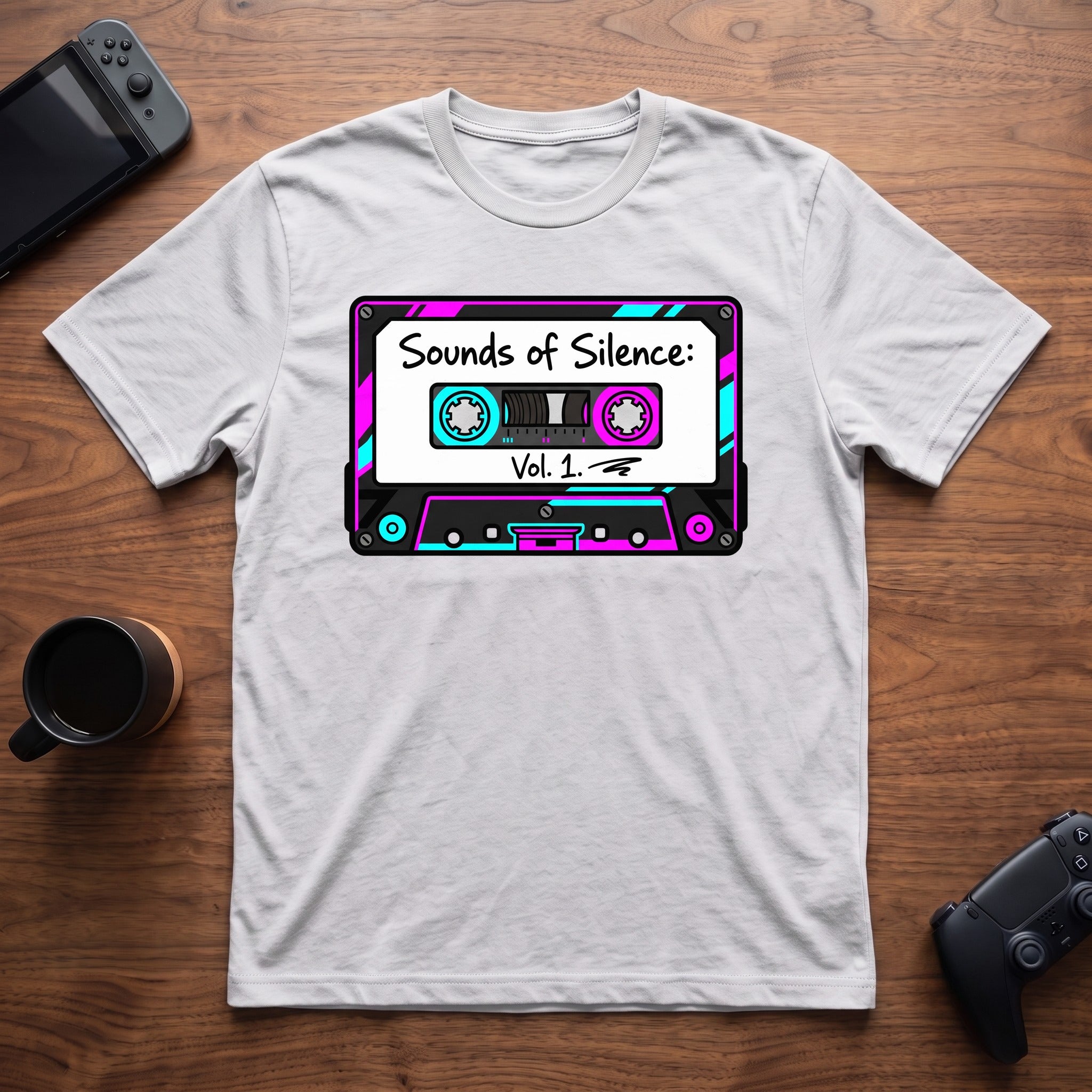 Sounds Of Silence T-Shirt - White