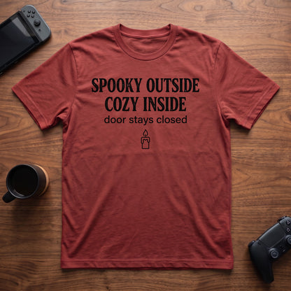Spooky Cozy T-Shirt - Red