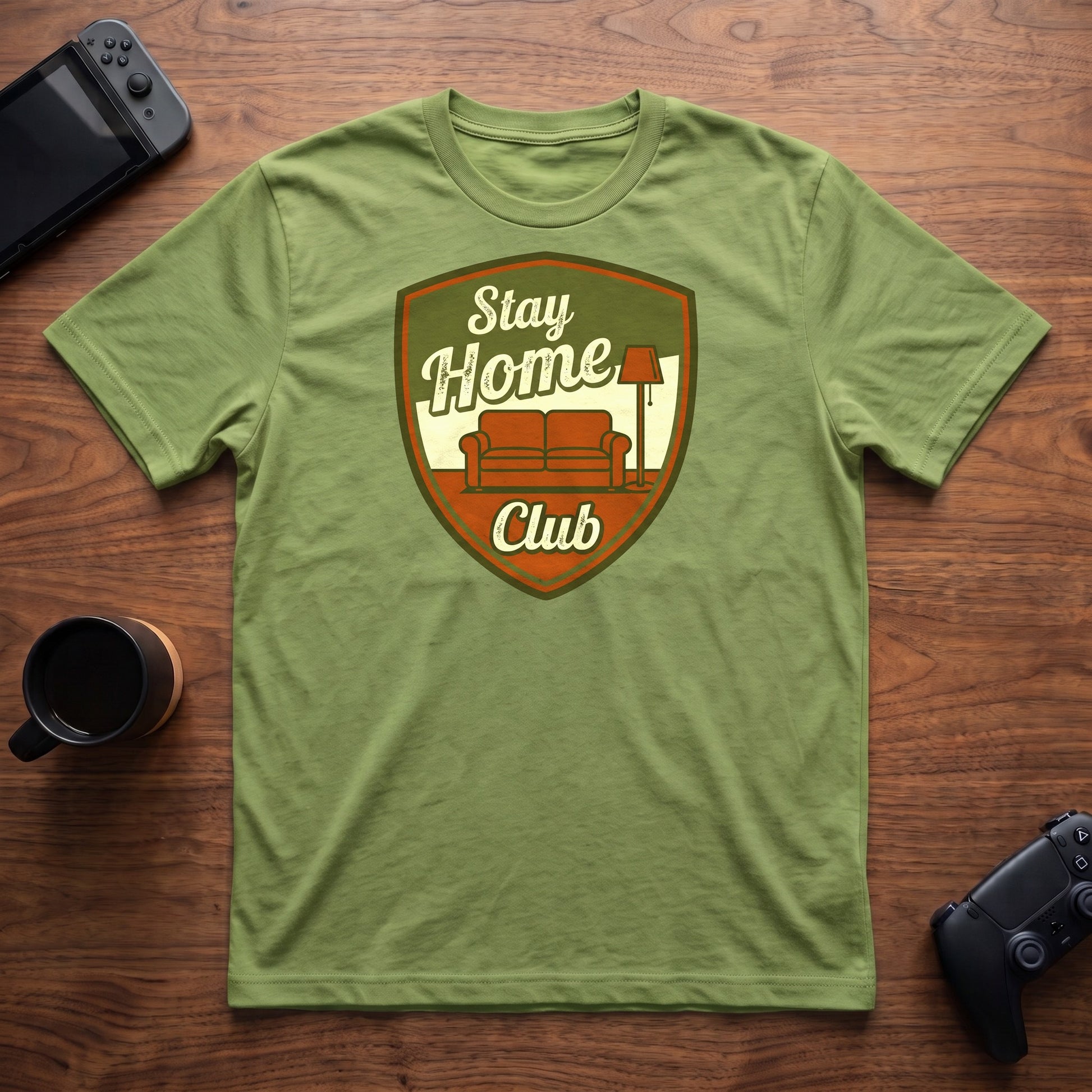 Stay Home Club T-Shirt - Lime