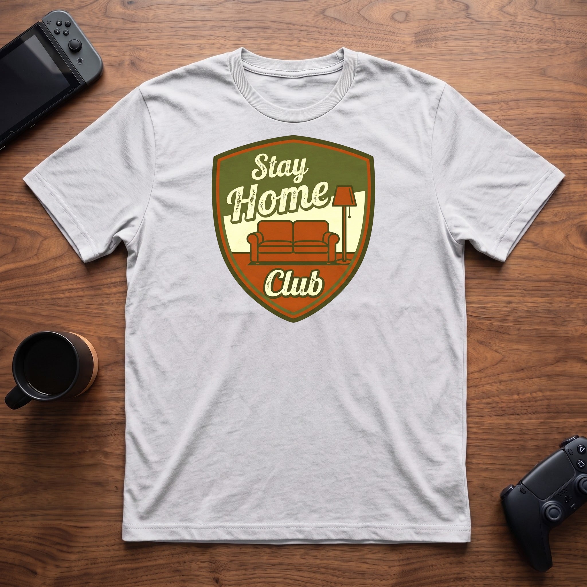 Stay Home Club T-Shirt - White
