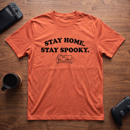 Stay Spooky T-Shirt - Heather Orange