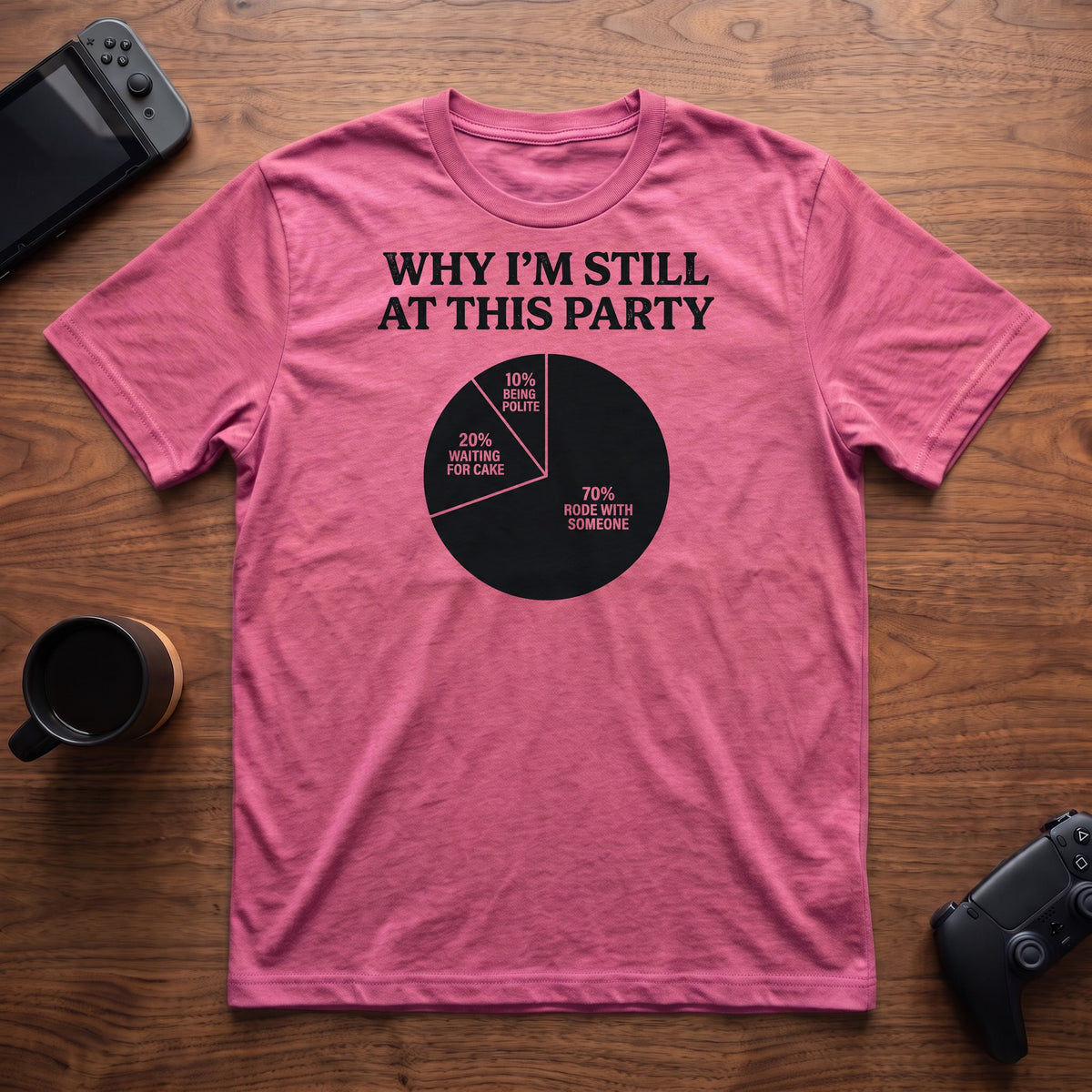 Still Here T-Shirt - Heather Berry