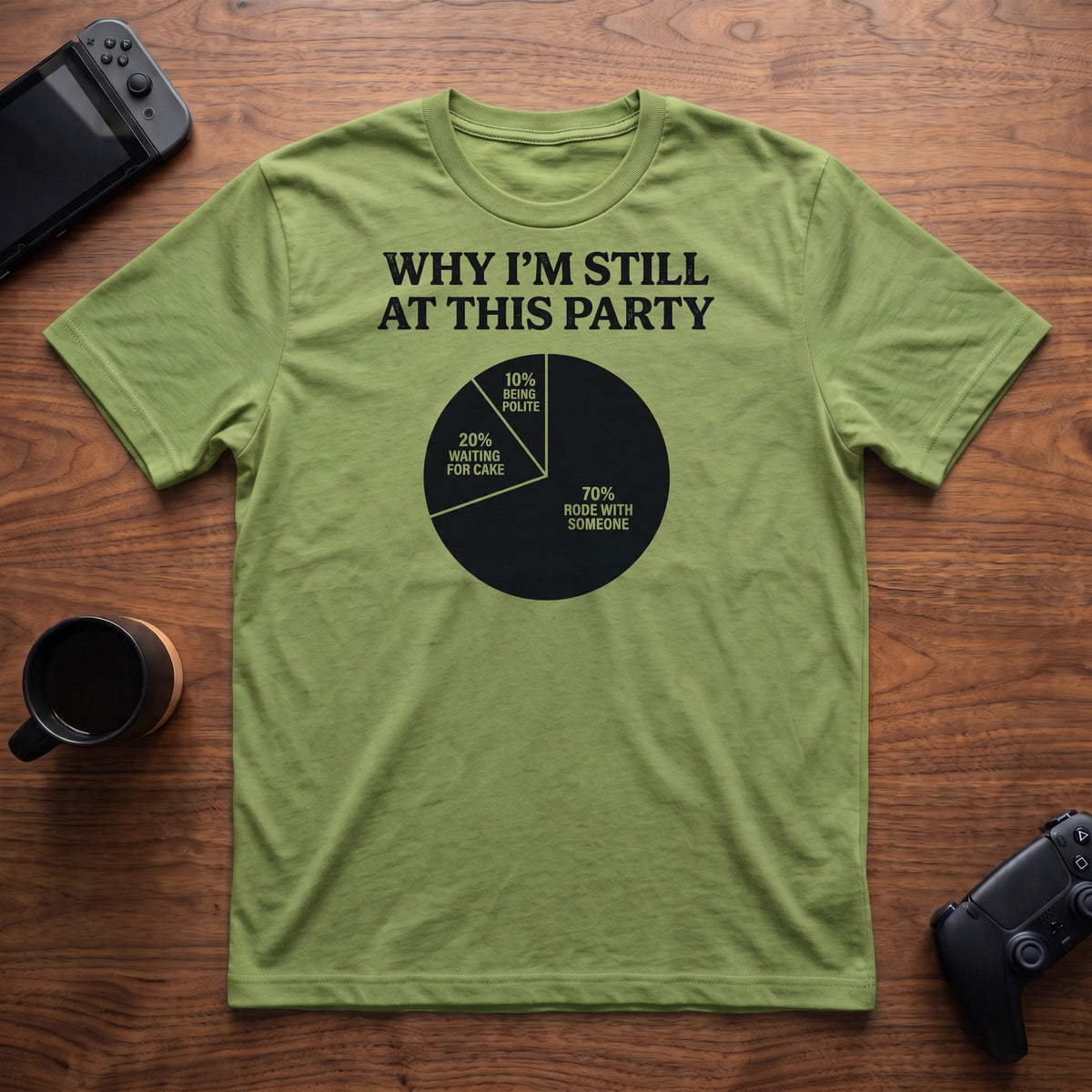 Still Here T-Shirt - Lime