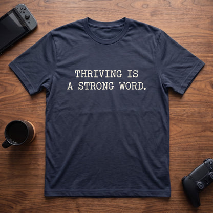 Strong Word T-Shirt - Navy