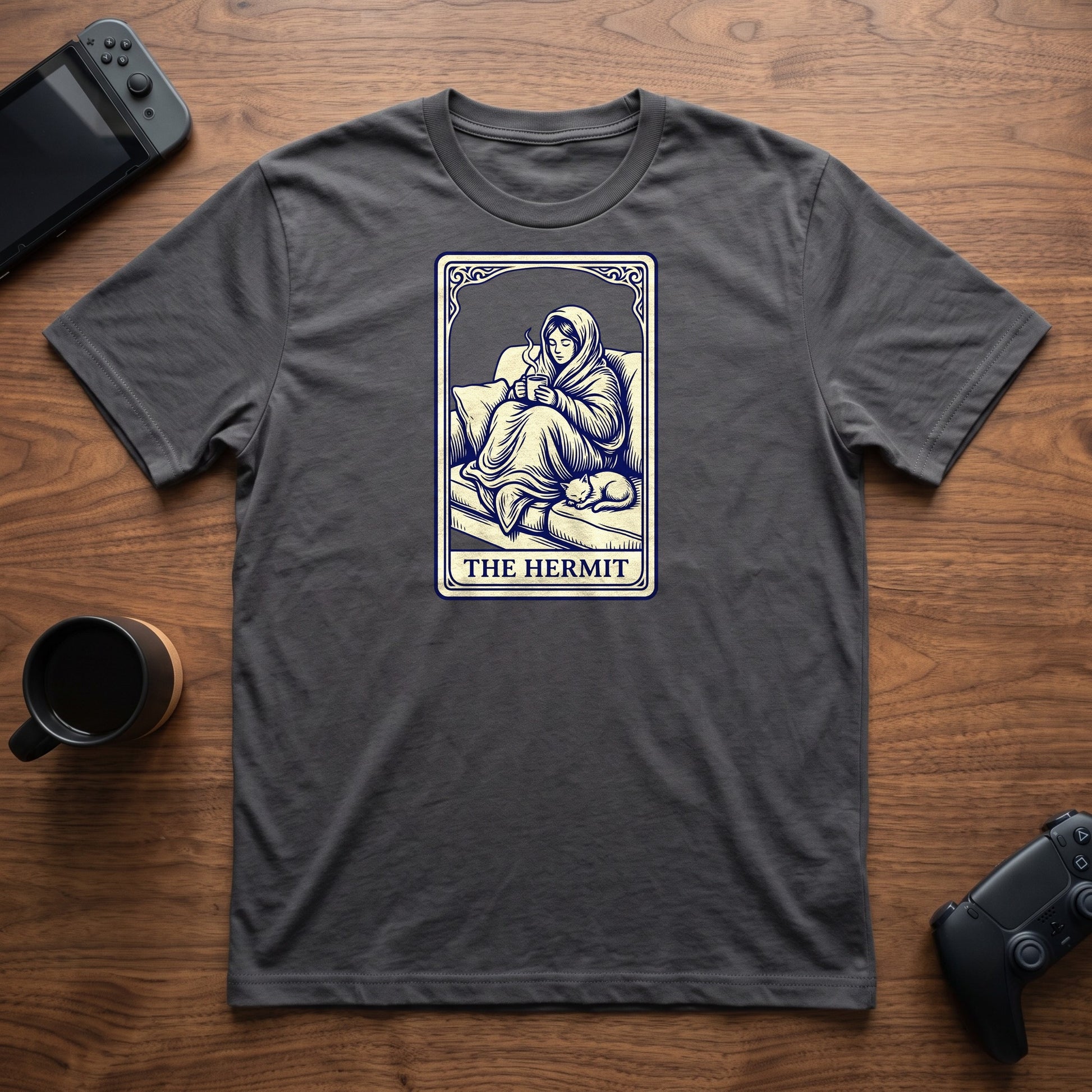 The Hermit T-Shirt - Charcoal
