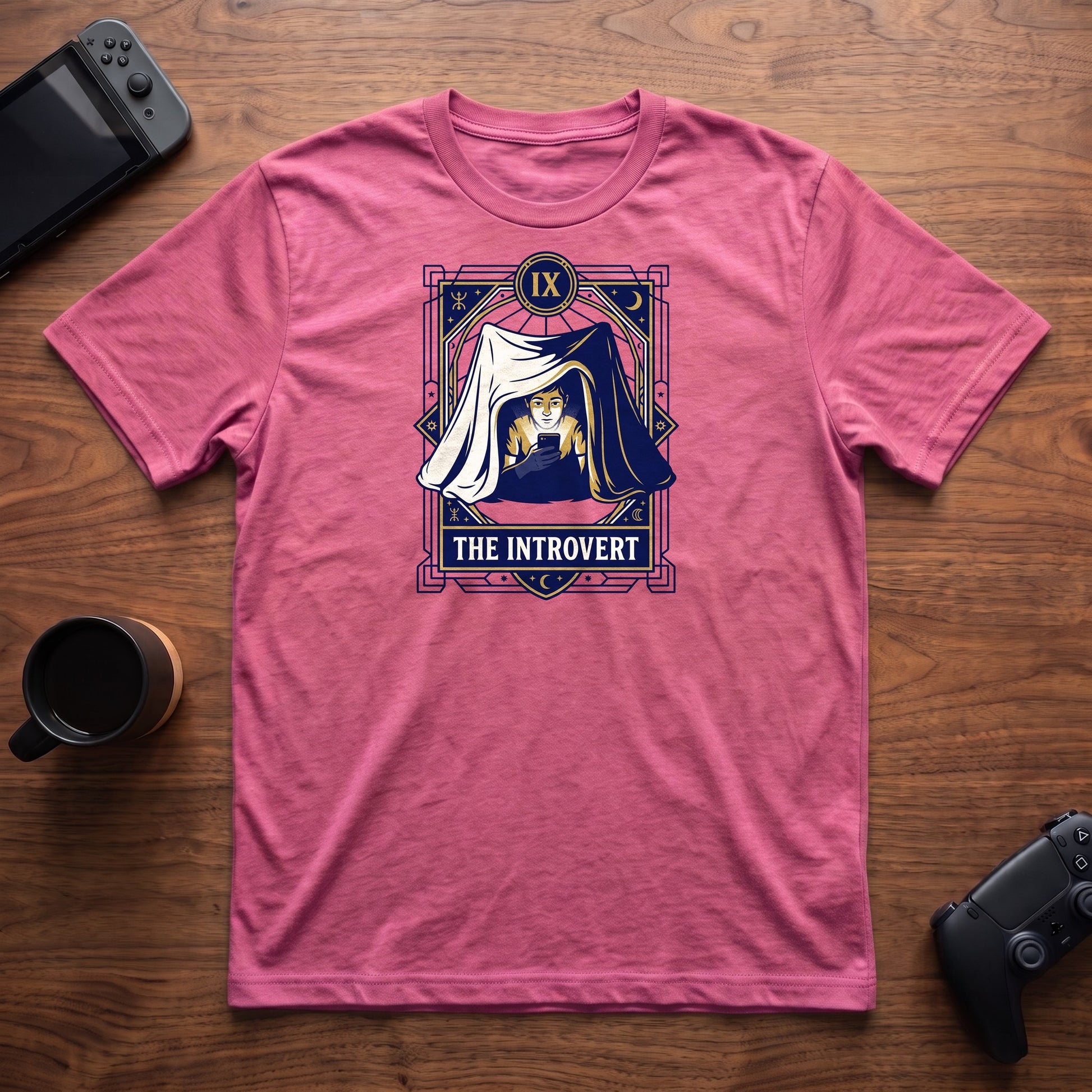 The Introvert T-Shirt - Heather Berry