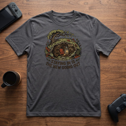 The New Going Out T-Shirt - Charcoal