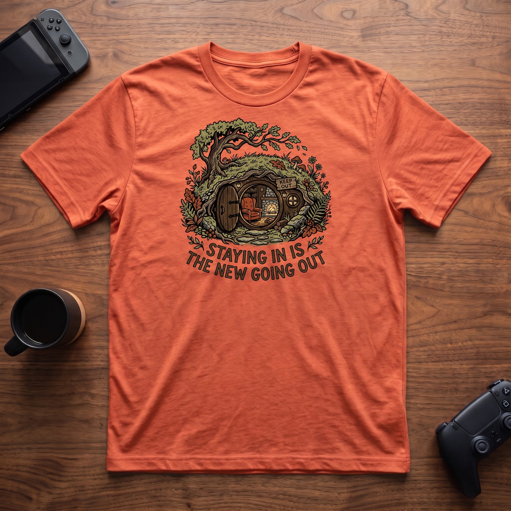 The New Going Out T-Shirt - Heather Orange