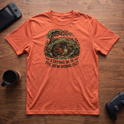 The New Going Out T-Shirt - Heather Orange
