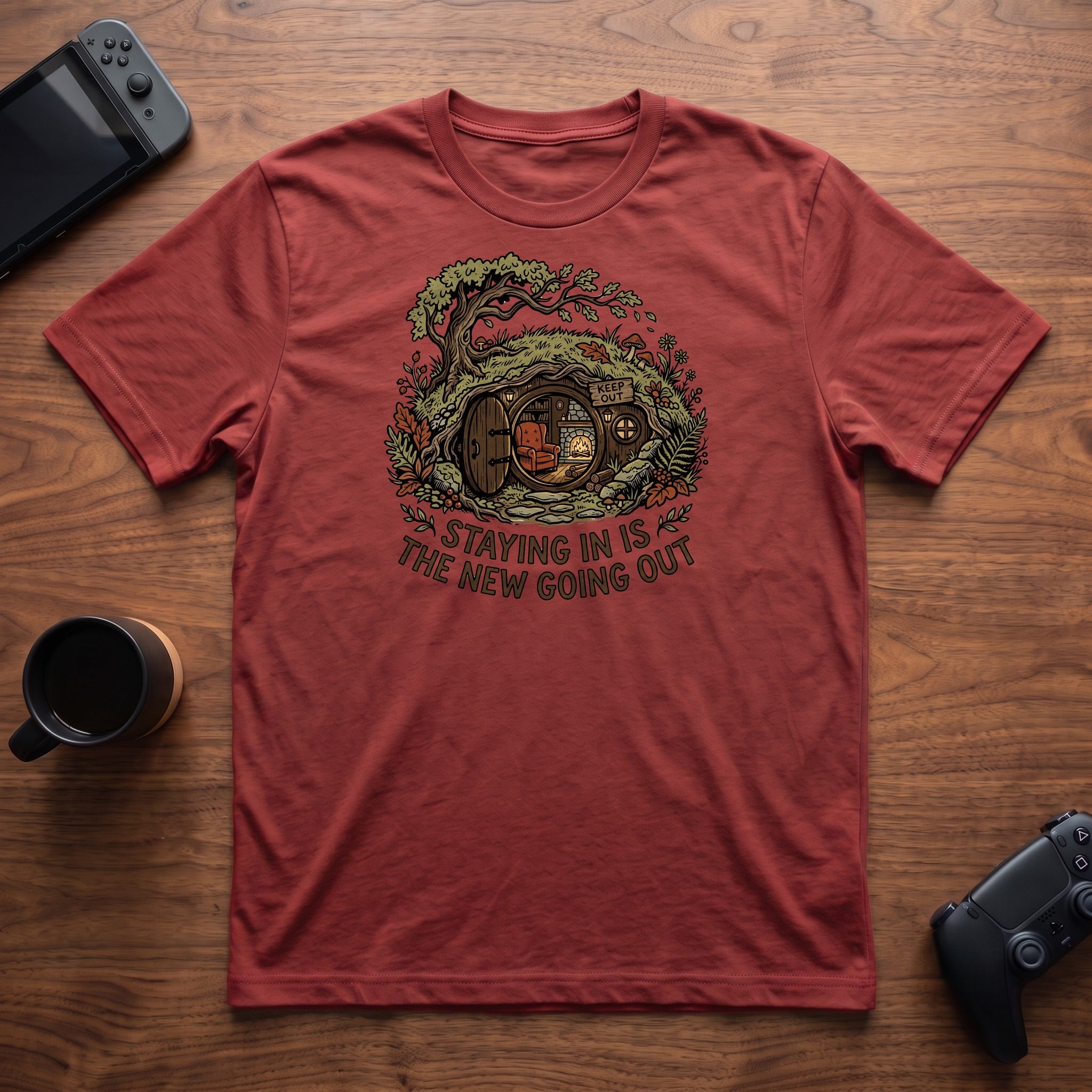 The New Going Out T-Shirt - Red