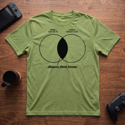 The Overlap T-Shirt - Lime