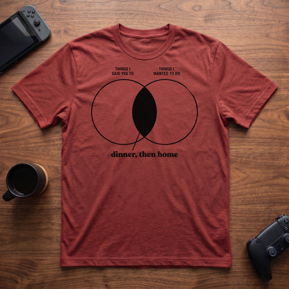 The Overlap T-Shirt - Red