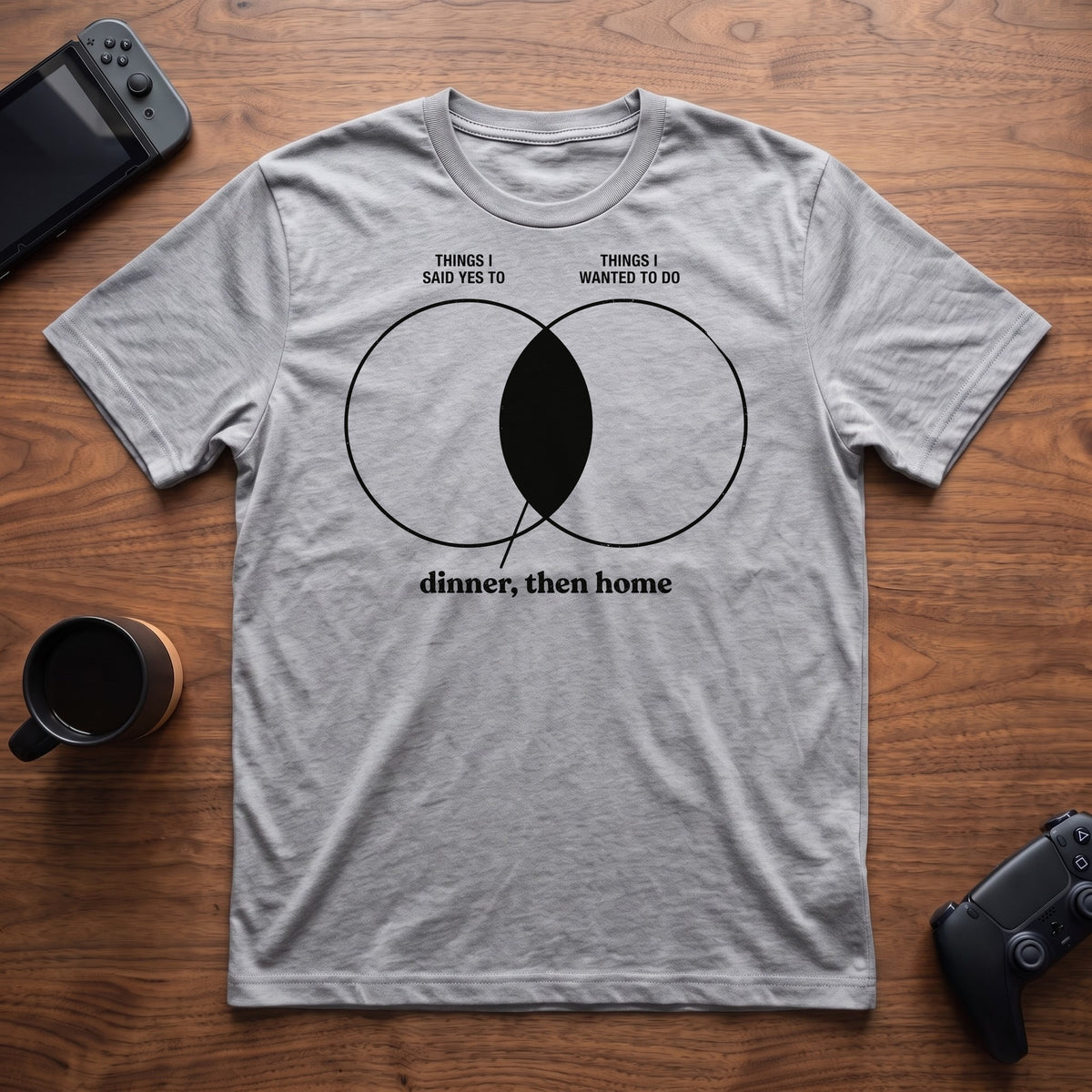 The Overlap T-Shirt - Sport Grey