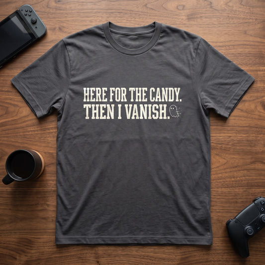 Then I Vanish T-Shirt - Charcoal