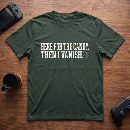 Then I Vanish T-Shirt - Forest Green