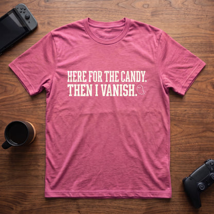 Then I Vanish T-Shirt - Heather Berry