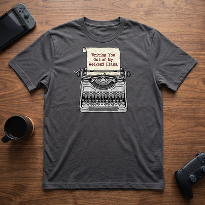 Typewriter T-Shirt - Charcoal