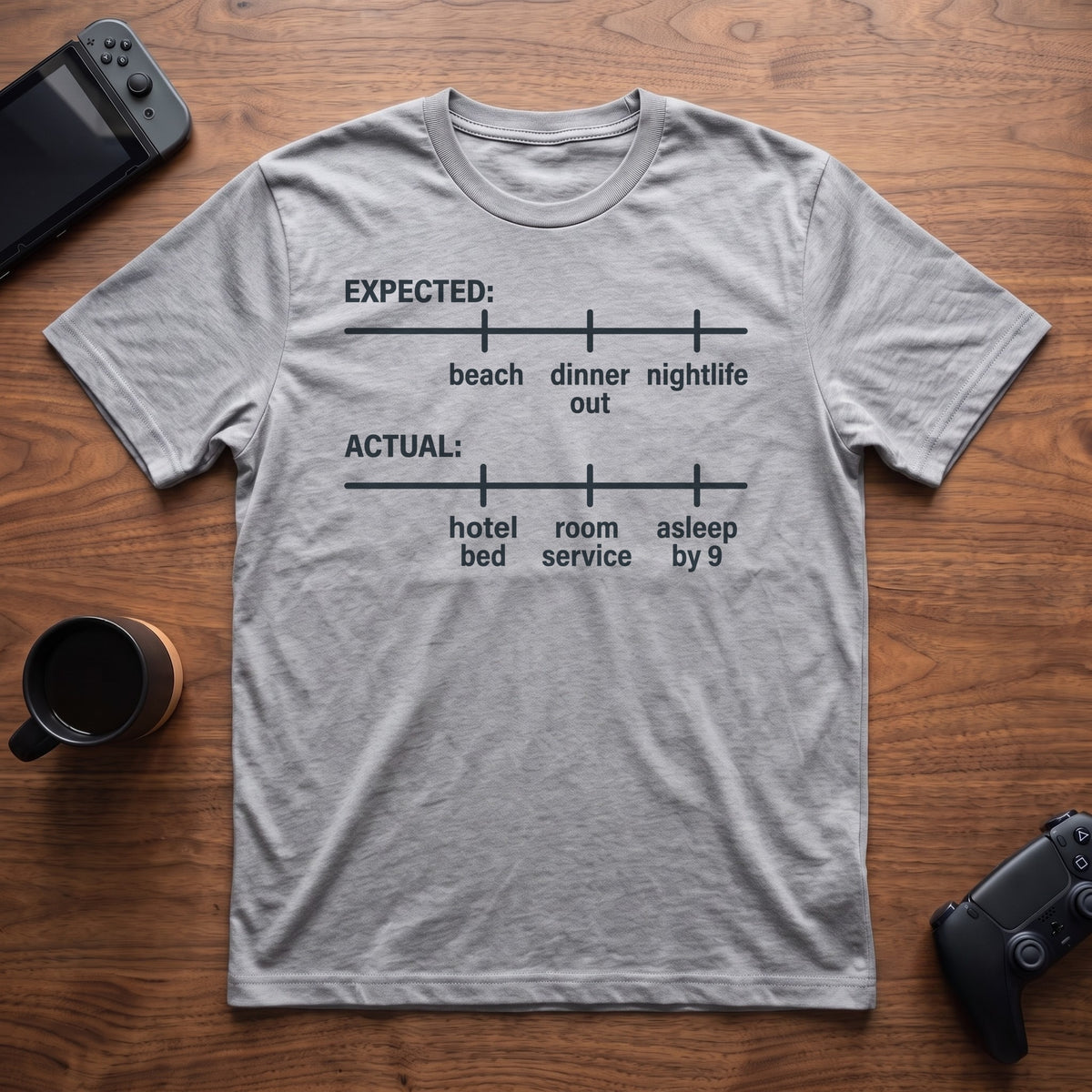 Vacation Plans T-Shirt - Sport Grey