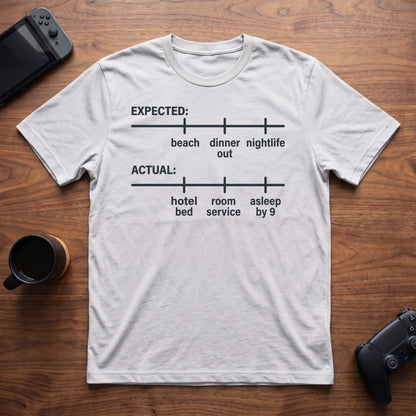 Vacation Plans T-Shirt - White