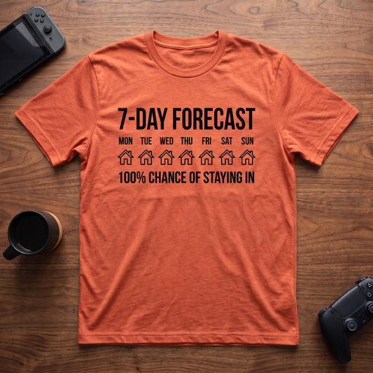 Weather Forecast T-Shirt - Heather Orange