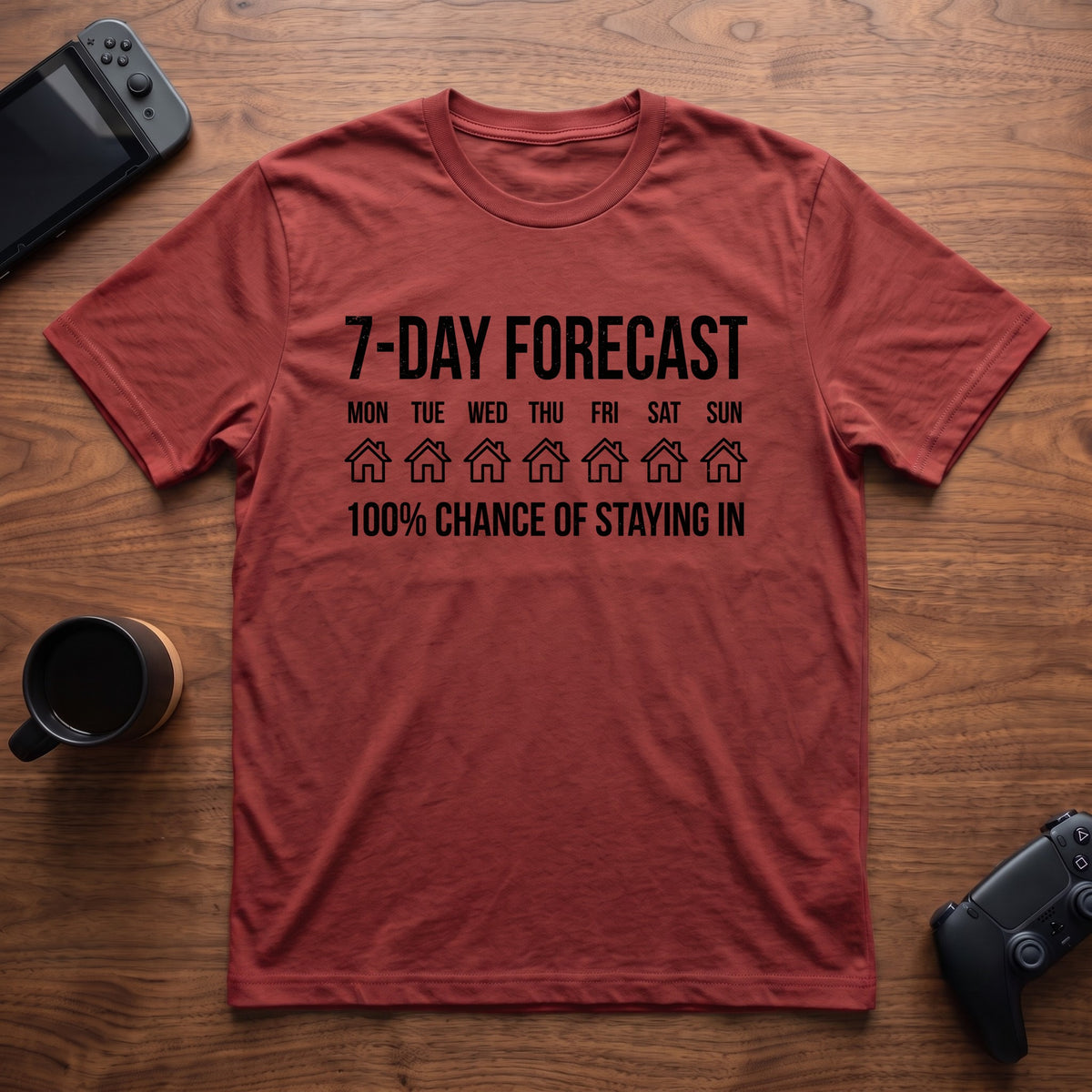 Weather Forecast T-Shirt - Red