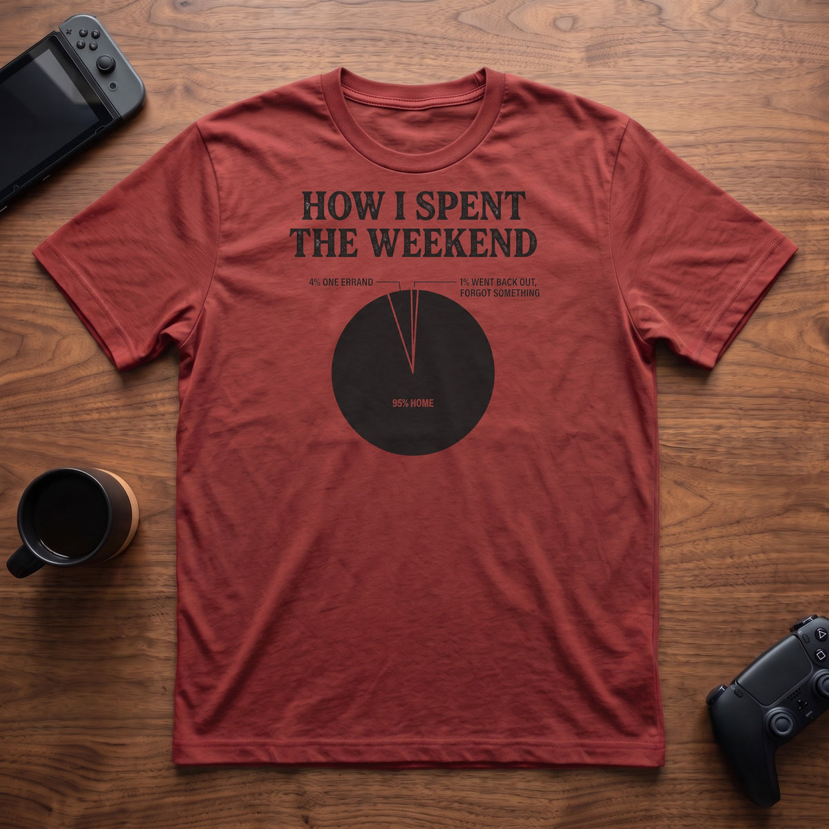 Weekend Breakdown T-Shirt - Red