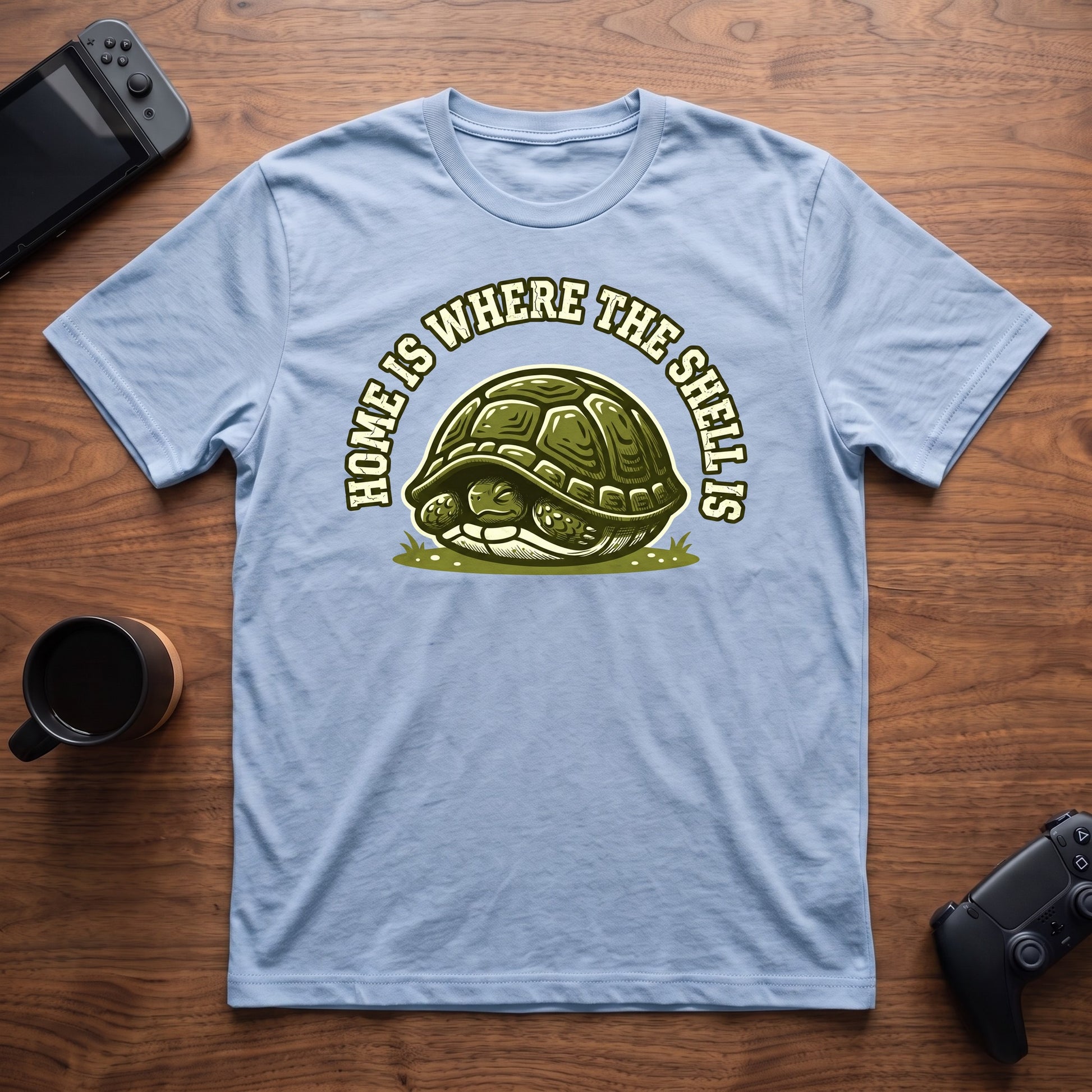 Where The Shell Is T-Shirt - Light Blue