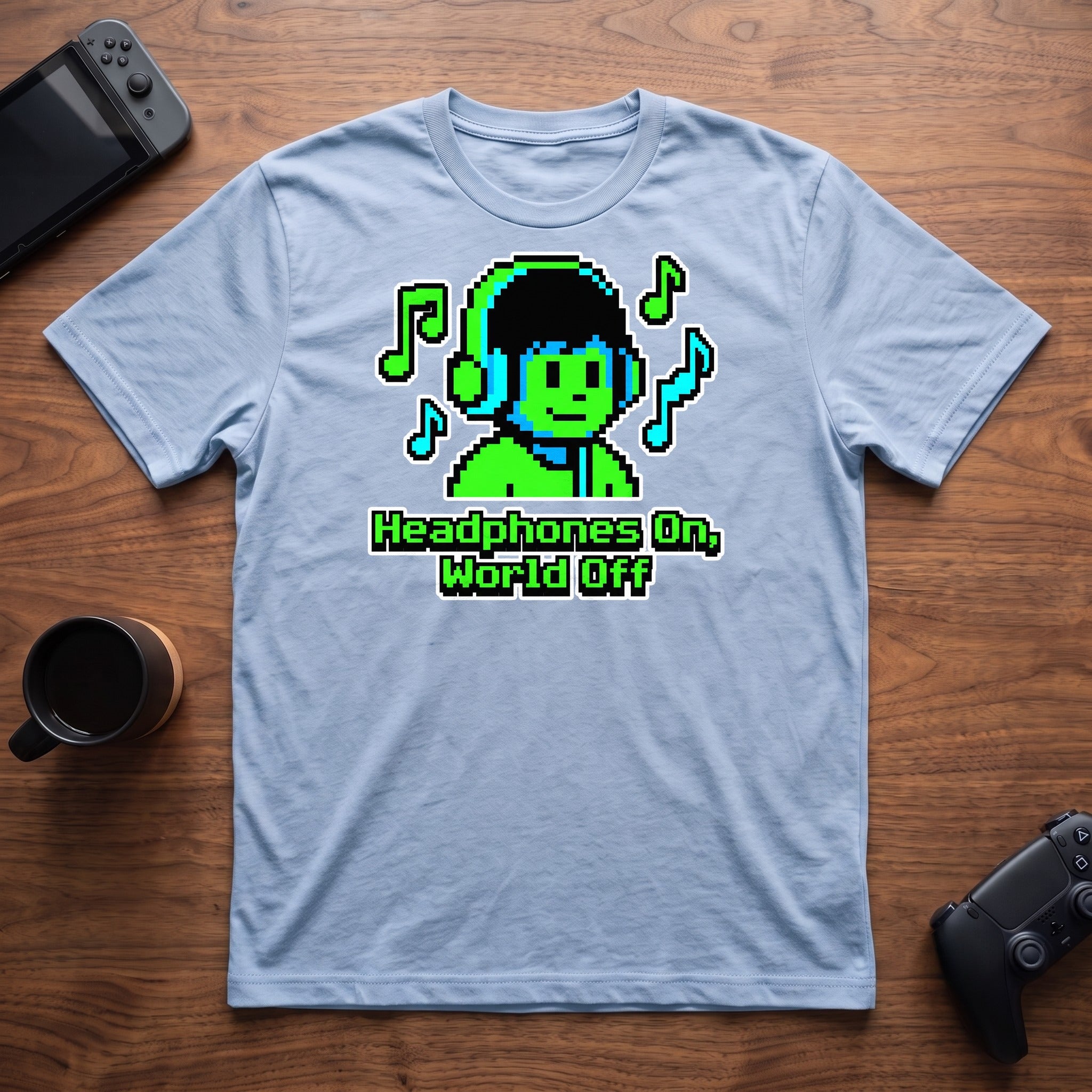 World Off T-Shirt - Light Blue